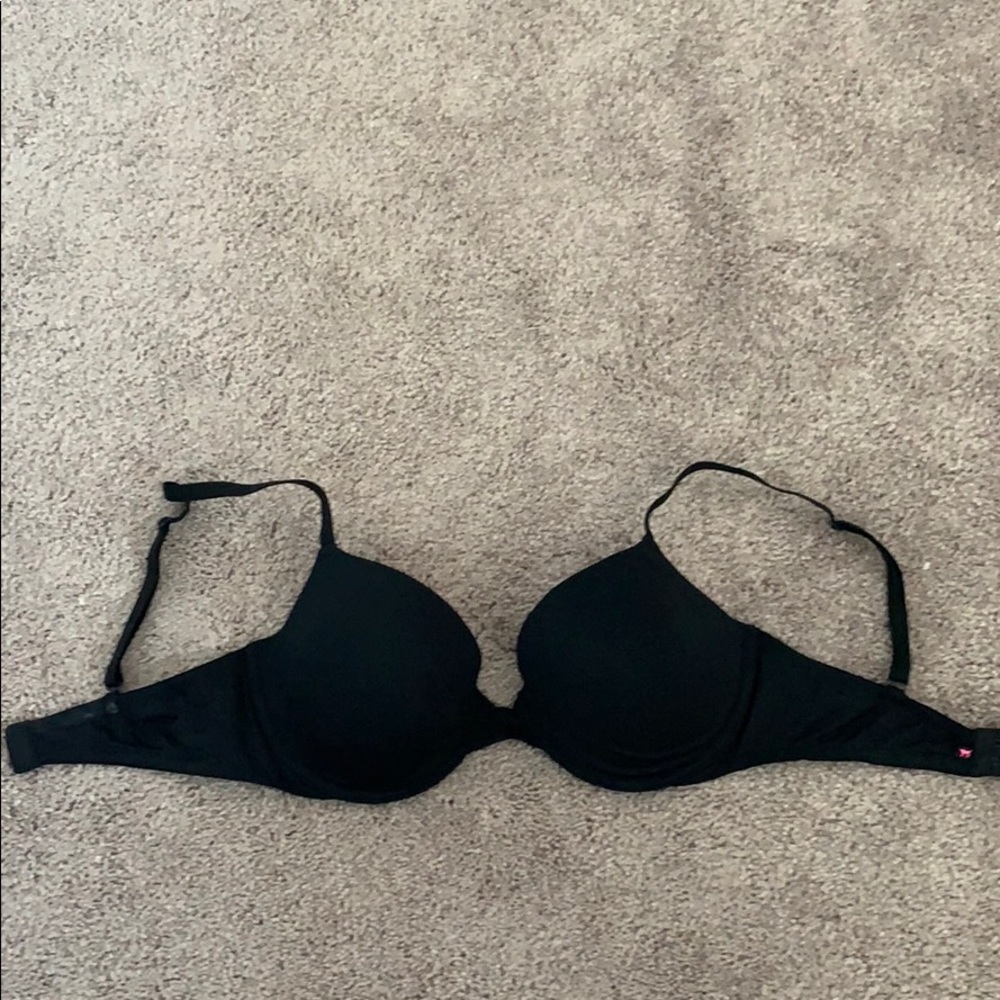 Black Pink Bra